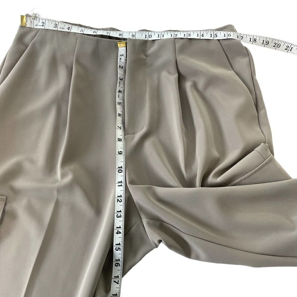 Prologue Womens Neutral Ankle Length Casual Cargo Trouser Pants, Plus 14 - Picture 8 of 14